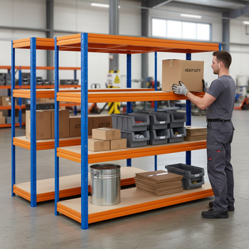 Premium Heavy Duty Industrial Shelving - 1770mm High - 600kg Capacity