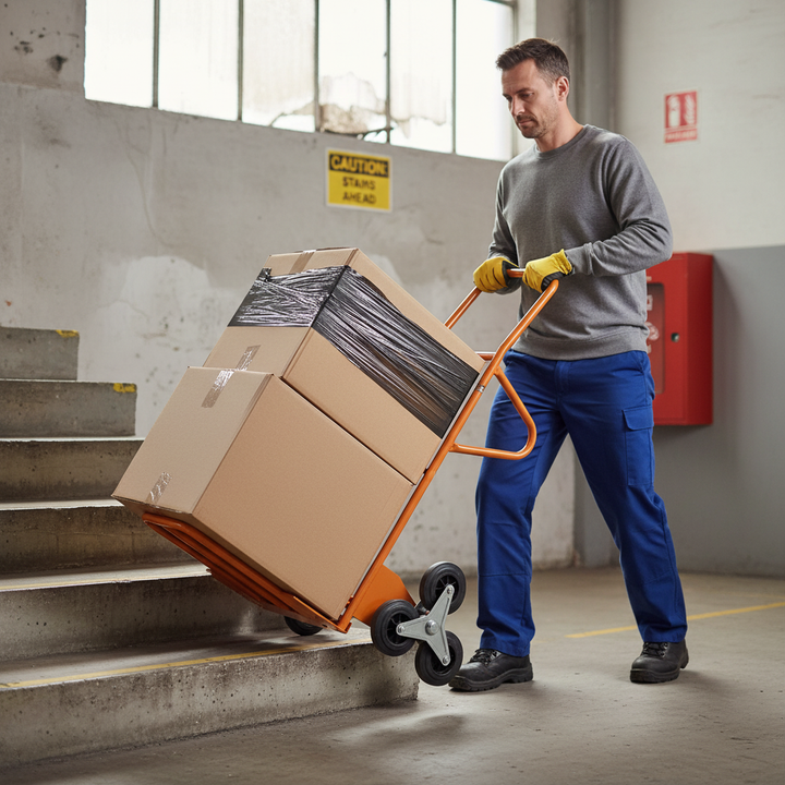 Heavy Duty Stairclimber Sack Truck with 200kg Load Capacity - Front view
