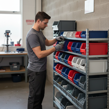 Premium Plastic Small Parts Pick Bins - Versatile Storage Solutions