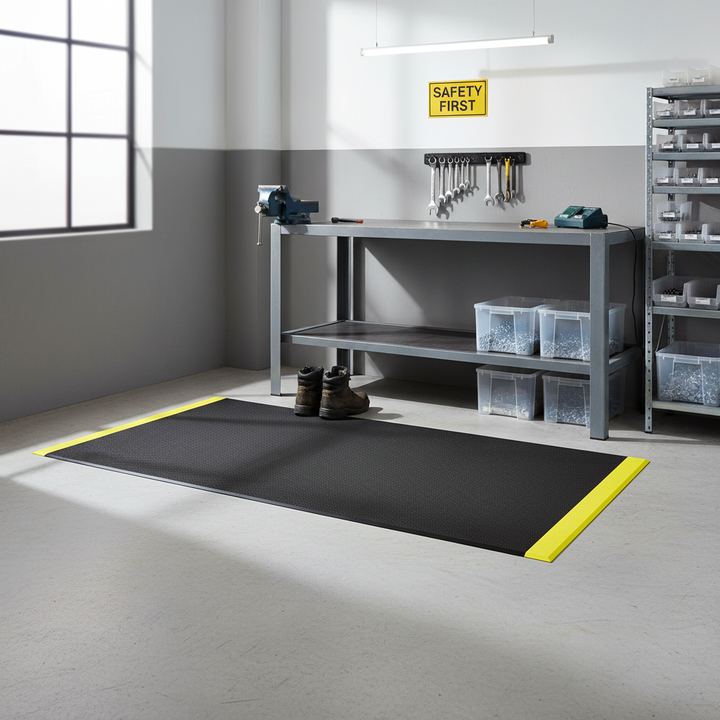 Premium Anti-Fatigue Work Mat - Non-Slip Cushioning for Comfort - Front view