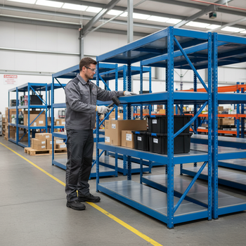 Premium Heavy Duty Steel Shelving - 2440mm High - 400kg Capacity